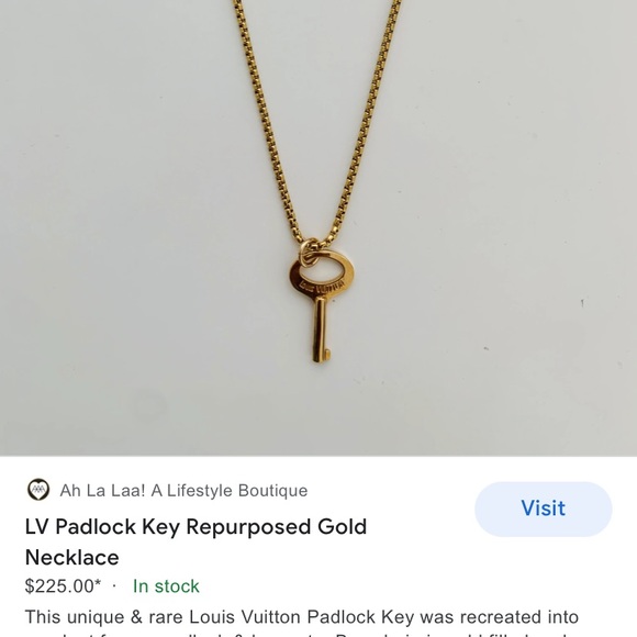π Closet closing! Hurry..
Authentic Louis Vuitton key, transfer to necklace - Picture 5 of 8
